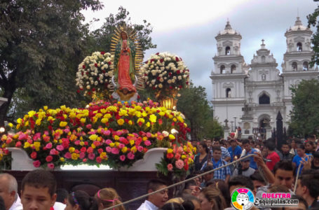 Esquipulas festeja a la virgen de Guadalupe en su día.