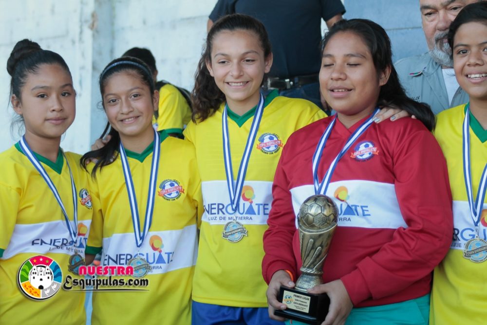 Copa Energuate de fútbol infantil se juega en Esquipulas